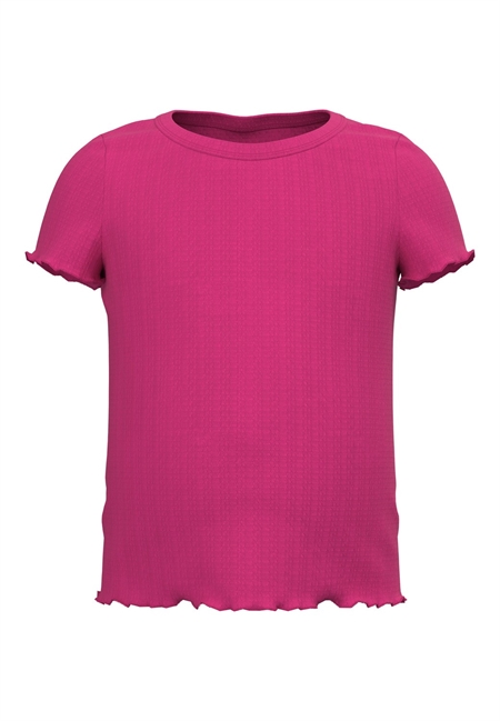 NAME IT Hulmønster T-shirt Vibse Pink Yarrow